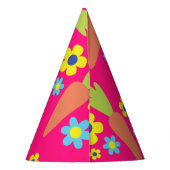 バニー誕生日かわいいキッズラビットパーティー パーティーハット (裏面)