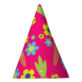 バニー誕生日かわいいキッズラビットパーティー パーティーハット (右)