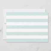 バニー誕生日イースターエッグ第1誕生日 招待状 (裏面)