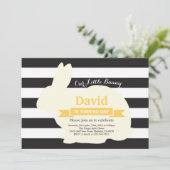 バニー誕生日イースターエッグ1st第1誕生日 招待状 (スタンド正面)