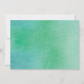 バニー誕生日イースターエッグ1st第1誕生日 招待状 (裏面)