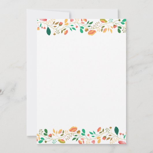 バニー誕生日ガールイースターエッグ1st最初の誕生日 招待状 (裏面)