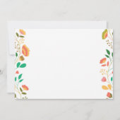 バニー誕生日ガールイースターエッグ1st最初の誕生日 招待状 (裏面)