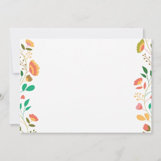 バニー誕生日ガールイースターエッグ1st最初の誕生日 招待状 (裏面)