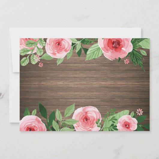 バニー誕生日ガールイースターエッグ1st最初の誕生日 招待状 (裏面)