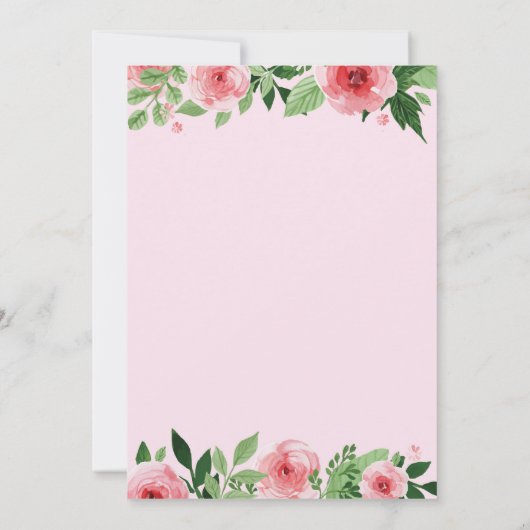 バニー誕生日ガールイースターエッグ1st最初の誕生日 招待状 (裏面)