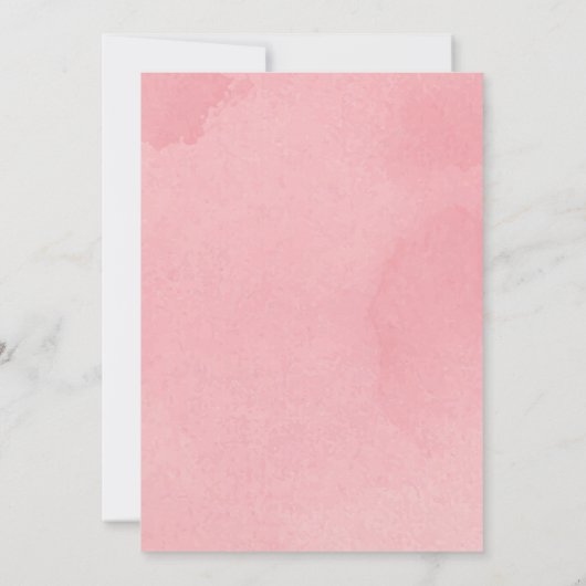 バニー誕生日ガールイースターエッグ1st最初の誕生日 招待状 (裏面)