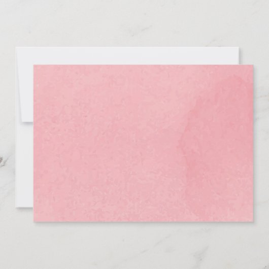 バニー誕生日ガールイースターエッグ1st最初の誕生日 招待状 (裏面)