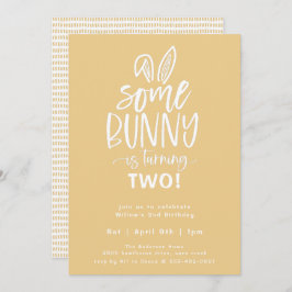 バニー誕生日パーティーへの招待 招待状