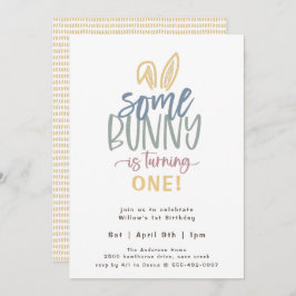 バニー誕生日パーティー 招待状