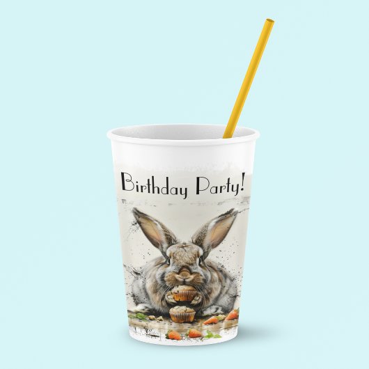 バニー誕生日パーティー 紙コップ