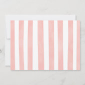 バニー誕生日フォト招待状 招待状 (裏面)