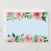 バニー誕生日ボーイイースターエッグ第1誕生日 招待状 (裏面)