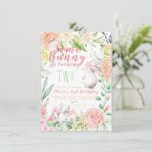 バニー誕生日招待状 (スタンド正面)