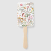 バニー誕生日招待状、いくつかのバニーは1つの招待 ハンドファン (裏面)