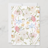 バニー誕生日招待、私たちの小さなバニー招待状 招待状 (裏面)