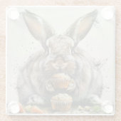 バニー誕生日 ガラスコースター (裏面)