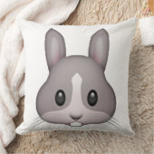 バニー語 – 絵文字 クッション (ブランケット)