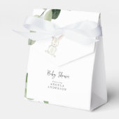 バニー赤ちゃんシャワーありがとうお気に入りボックス フェイバーボックス (正面サイド)