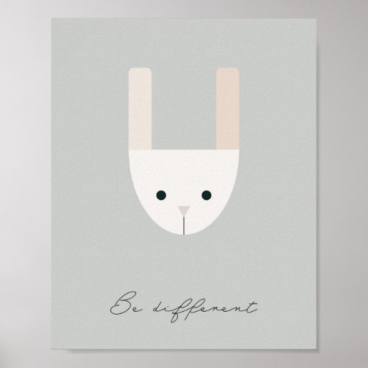 バニー違うキッズは中立的なポスター ポスター (正面)