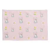 バニー開花デライト 枕カバー (裏面-右)