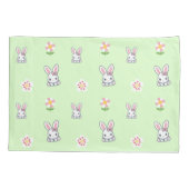 バニー開花デライト 枕カバー (裏面-左)