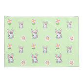 バニー開花デライト 枕カバー (裏面-右)