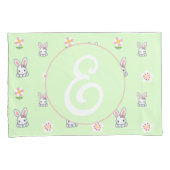 バニー開花デライト 枕カバー (正面右)