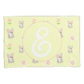 バニー開花デライト 枕カバー (正面右)