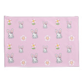 バニー開花デライト 枕カバー (裏面-右)