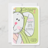 バニー隠れ探し招待状 招待状 (正面)