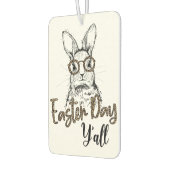 バニー顔とヒョウ眼鏡イースターデイyall s カーエアーフレッシュナー (左)