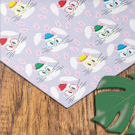 バニー顔とポープリントイースターティッシュペーパー 薄葉紙