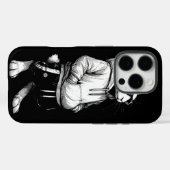 バニー顔サングラスハッピーイースターデイ Case-Mate iPhoneケース (裏面 (横))