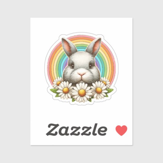 バニー顔 シール (シート)