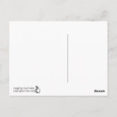 バニー顔 ポストカード (裏面)