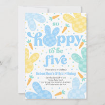 バニー5thバースデーパーティー春ボーイバニー誕生日