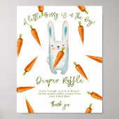 バニー – おむつラッフルゲーム ポスター (正面)