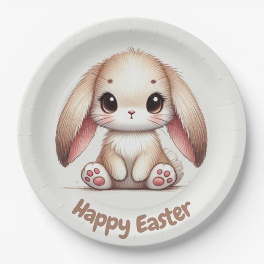 バニー・アレ疑問に思ー ペーパープレート (正面)