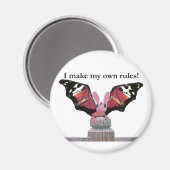 バニー・イヤーズ付きドラゴン マグネット (正面/裏面)