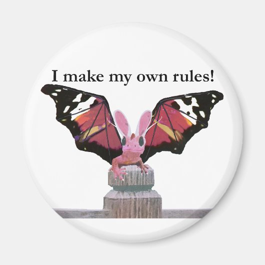 バニー・イヤーズ付きドラゴン マグネット (正面)