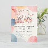 バニー・イースター・ブランチ&エッグ・狩り 招待状 (スタンド正面)