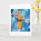 バニー・ウィズ・ハム カード (黄色い花)