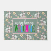 バニー・ウェルカム ドアマット (正面)