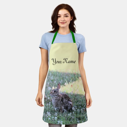 バニー エプロン (着用した状態)