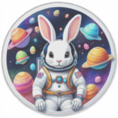 バニー・オデッセイ宇宙飛行士 シール (正面)
