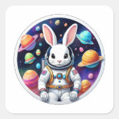 バニー・オデッセイ宇宙飛行士 スクエアシール (正面)
