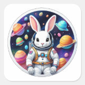 バニー・オデッセイ宇宙飛行士 スクエアシール (正面)