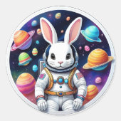 バニー・オデッセイ宇宙飛行士 ラウンドシール (正面)