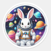 バニー・オデッセイ宇宙飛行士 ラウンドシール (正面)